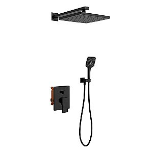 Душевая система Vincea Next VSFW-1N1MB черная матовая купить в интернет-магазине сантехники Sanbest