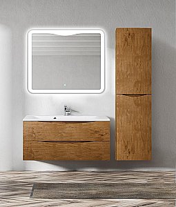 Тумба с раковиной Belbagno MARINO 120 подвесная Rovere Nature для ванной в интернет-магазине Sanbest