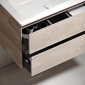 Тумба с раковиной Sancos Marmi 2.0 MR2.080EG дуб галифакс натуральный для ванной в интернет-магазине Sanbest