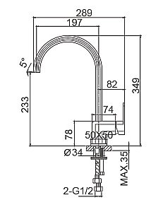 Смеситель для кухни WONZON & WOGHAND ARNIE WW-692101-MB черный матовый купить в интернет-магазине сантехники Sanbest