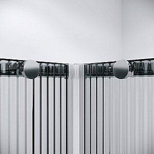 Душевой уголок Niagara Nova NG-4623-34 90х90 профиль хром/стекло рифленое купить в интернет-магазине Sanbest