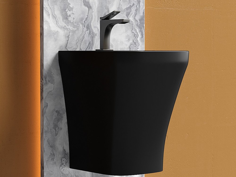 Раковина Ceramica Nova Dion 36 CN6067MB черная матовая купить в интернет-магазине Sanbest