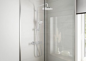 Душевая система Hansgrohe Vernis Blend Showerpipe 200 1jet 26276000 купить в интернет-магазине сантехники Sanbest