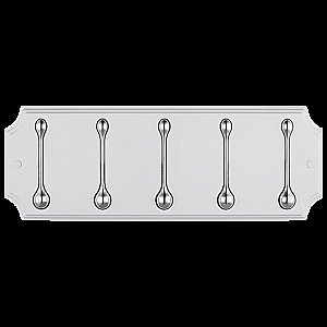 Панель с крючками Elghansa Hermitage HRM-690-White/Chrome белая/хром купить в интернет-магазине сантехники Sanbest