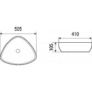 Накладная раковина WeltWasser WW ELBACH 1133 50,5 белая купить в интернет-магазине Sanbest