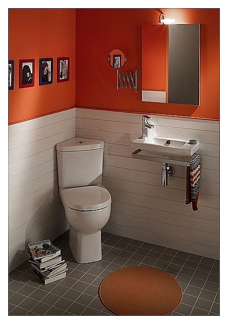 Унитаз угловой Jacob Delafon ODEON UP 18557K-00 с бачком купить в интернет-магазине Sanbest