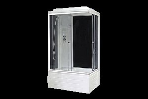 Душевая кабина Royal Bath RB8100BP6-BT 100x80 профиль белый/стекло прозрачное купить в интернет-магазине Sanbest