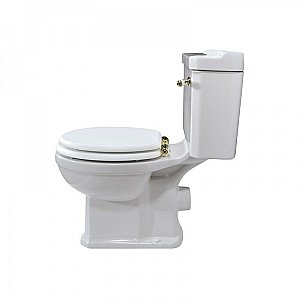 Унитаз Magliezza Retro 7011 белый/золото, с бачком купить в интернет-магазине Sanbest