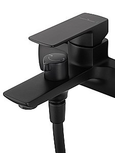 Смеситель для ванны с душем WONZON & WOGHAND EDGE, Черный матовый (WW-88639003A-MB) купить в интернет-магазине сантехники Sanbest
