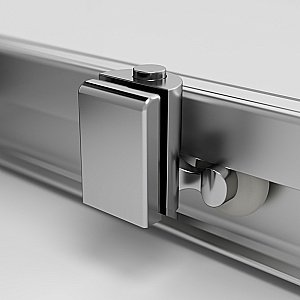Душевой уголок AM.PM Func Square Slide W84G-403-9090-МТ 90х90 стекло прозрачное/профиль матовый хром купить в интернет-магазине Sanbest