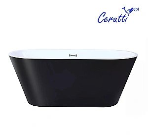Ванна акриловая CeruttiSpa RESIA 170x75 черная матовая купить в интернет-магазине Sanbest
