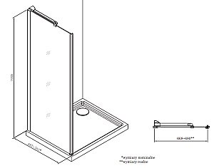 Душевой уголок Roca Metropolis 160х70 хром купить в интернет-магазине Sanbest