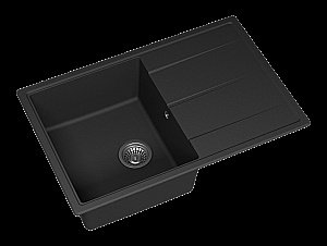 Кухонная мойка Misty Linkor 78 LIN-78х51-01 антрацит купить в интернет-магазине сантехники Sanbest