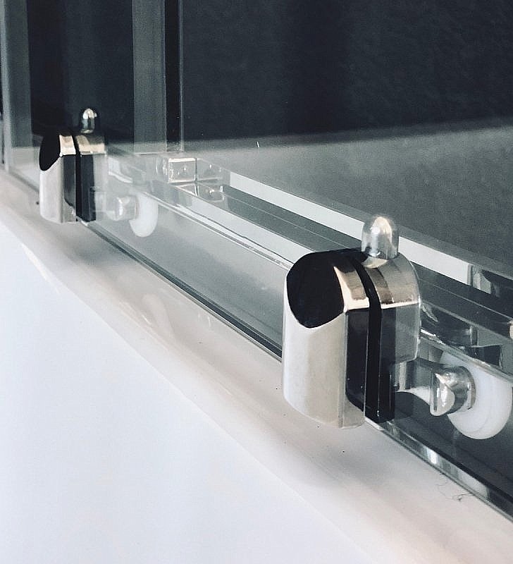 Душевой уголок Royal Bath RB8100BP-T-CH 100х80 прозрачный купить в интернет-магазине Sanbest