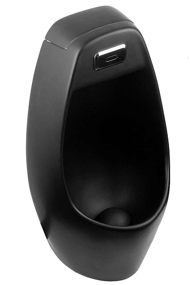Писсуар подвесной Gid Q9504bm черный матовый купить в интернет-магазине Sanbest