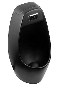 Писсуар подвесной Gid Q9504bm черный матовый купить в интернет-магазине Sanbest