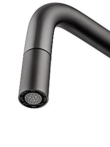 Смеситель для кухни с выдвижным изливом WONZON & WOGHAND, Темный графит (WW-6018-BGG) купить в интернет-магазине сантехники Sanbest