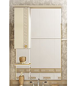 Зеркало со шкафом Misty Olimpia Lux 90 в ванную от интернет-магазине сантехники Sanbest