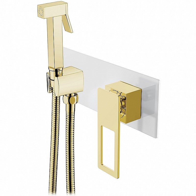 Гигиенический душ Boheme Q 147-WG белый/золото купить в интернет-магазине сантехники Sanbest