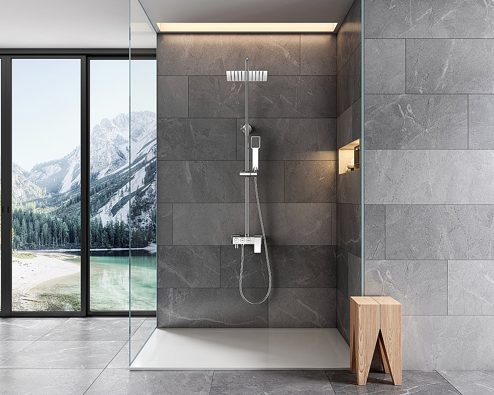 Душевая система SantiLine SL-9013 хром купить в интернет-магазине сантехники Sanbest