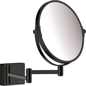 Зеркало косметическое Hansgrohe AddStoris 41791670 черный матовый купить в интернет-магазине сантехники Sanbest