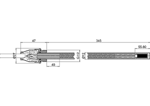 Полотенцесушитель Burlington Bloomsbury R2 CHR/ARCR2 CHR хром/белый купить в интернет-магазине сантехники Sanbest