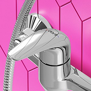 Смеситель для душа Dorff Stark D1102000 хром купить в интернет-магазине сантехники Sanbest