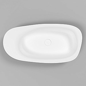 Раковина накладная WhiteCross Moonstone F 70 0732.070035.20100 черная матовая, белая матовая купить в интернет-магазине Sanbest