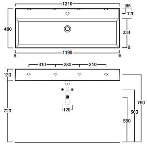 Раковина SIMAS AGILE AG121 bi*1 101 купить в интернет-магазине Sanbest