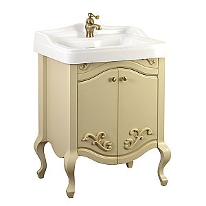 Тумба с раковиной Migliore Impero 60 Decape Sabbia с 2 дверками для ванной в интернет-магазине Sanbest