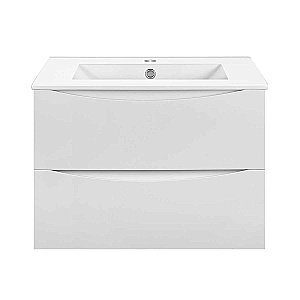 Тумба с раковиной Vincea Mia Slim 600 G.White для ванной в интернет-магазине Sanbest