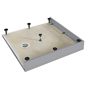 Душевой поддон Good Door Strike КВ 90х90 ЛП00495 серый купить в интернет-магазине Sanbest