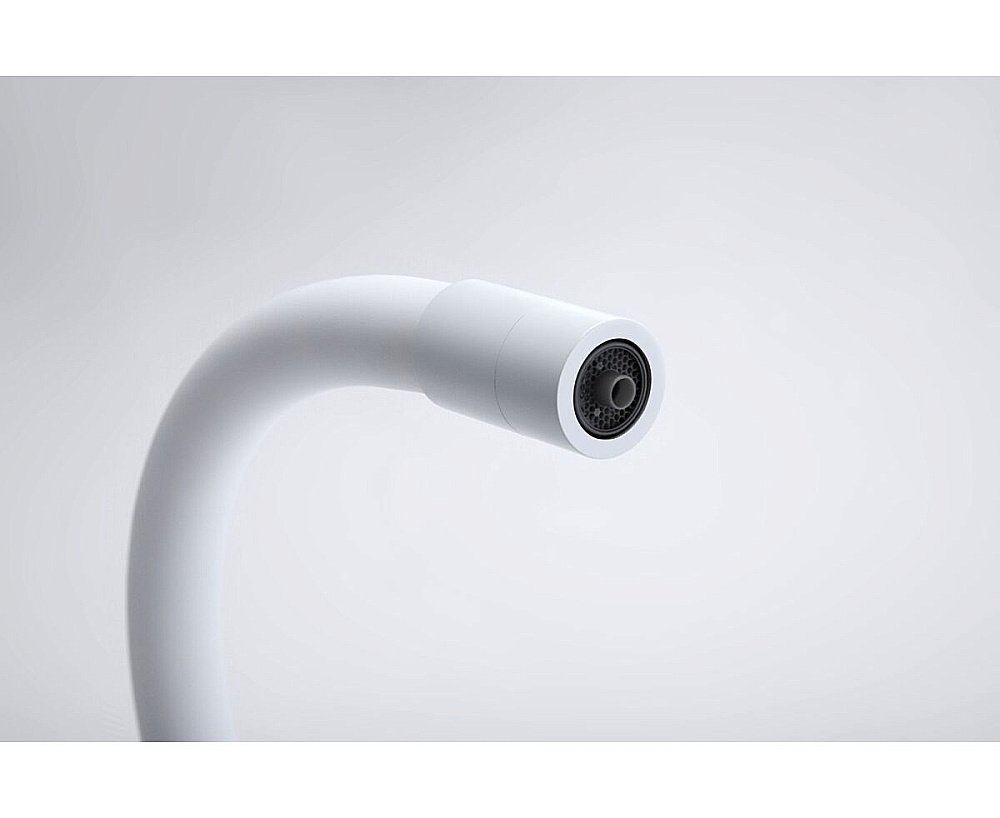 Смеситель для кухни Paulmark Salix Sa213419-WH белый матовый купить в интернет-магазине сантехники Sanbest