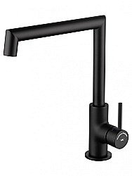 Смеситель для кухни WONZON & WOGHAND WW-L1005-MB черный матовый купить в интернет-магазине сантехники Sanbest