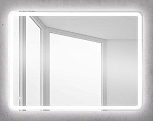 Зеркало BelBagno SPC-MAR-600-800-LED-BTN в ванную от интернет-магазине сантехники Sanbest