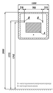 Зеркало Акватон Соул 120 с подсветкой в ванную от интернет-магазине сантехники Sanbest