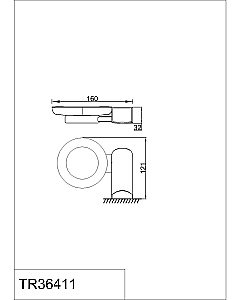 Мыльница Rush Thira TR36411 купить в интернет-магазине сантехники Sanbest