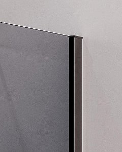 Душевой уголок Cezares Slider 80x110 AH-1-80-100/110-GRIGIO-GM стекло серое/профиль матовая оружейная сталь купить в интернет-магазине Sanbest