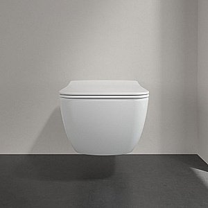 Унитаз подвесной Villeroy&Boch Venticello 4611RL01 альпийский белый, безободковый, с крышкой микролифт купить в интернет-магазине Sanbest