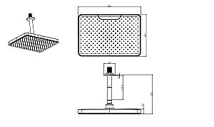 Душевая система Aquatek Вега AQ1075CR хром купить в интернет-магазине сантехники Sanbest