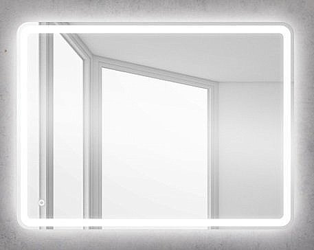 Зеркало BelBagno SPC-MAR-600-800-LED-BTN в ванную от интернет-магазине сантехники Sanbest