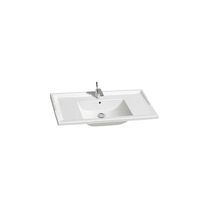 Раковина Ceramalux N 101 NYJ840-100 белая купить в интернет-магазине Sanbest
