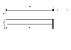 Полотенцедержатель Langberger Vico 36002A купить в интернет-магазине сантехники Sanbest