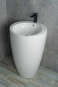 Раковина напольная Gid Autonomo 49 Nb133 81106 белая купить в интернет-магазине Sanbest