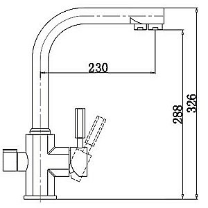 Смеситель для кухни Kaiser Decor 40144-11 купить в интернет-магазине сантехники Sanbest