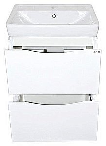 Тумба с раковиной напольная Misty Венера 60 белая для ванной в интернет-магазине Sanbest