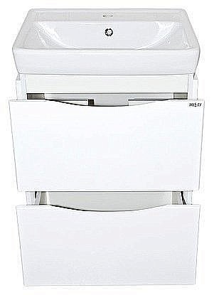 Тумба с раковиной напольная Misty Венера 60 белая для ванной в интернет-магазине Sanbest