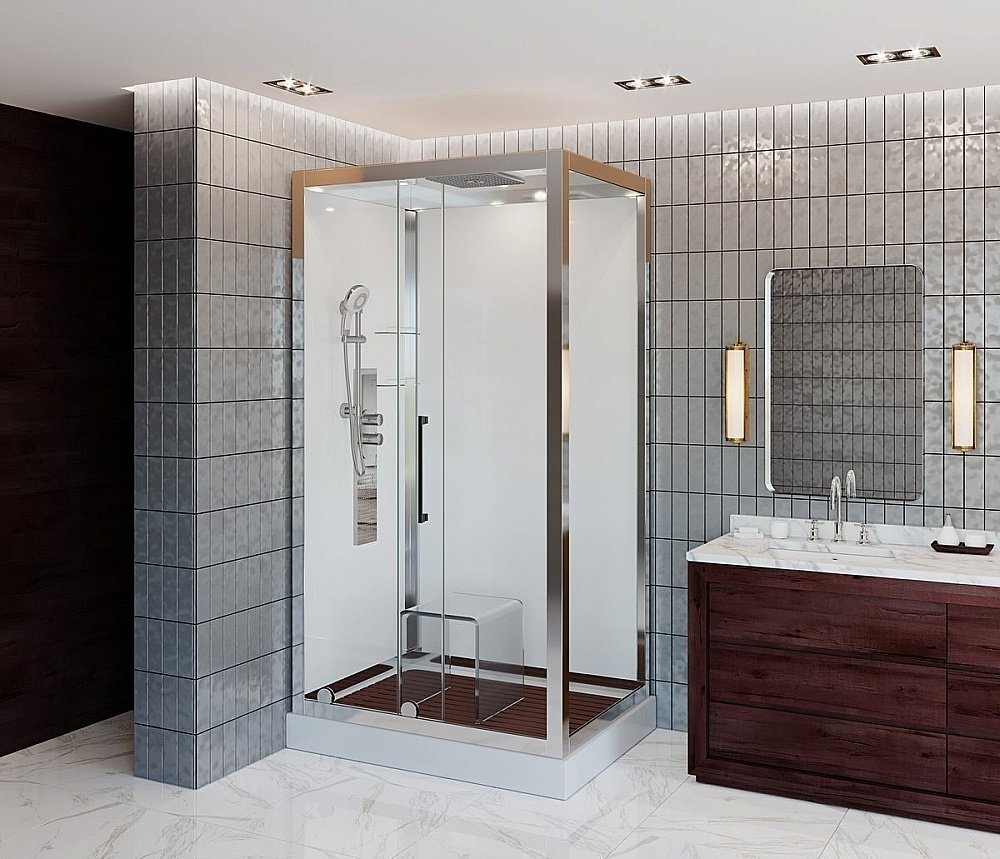 Душевая кабина DTO Серия Z Z120 KERAVA 120x90 купить в интернет-магазине Sanbest