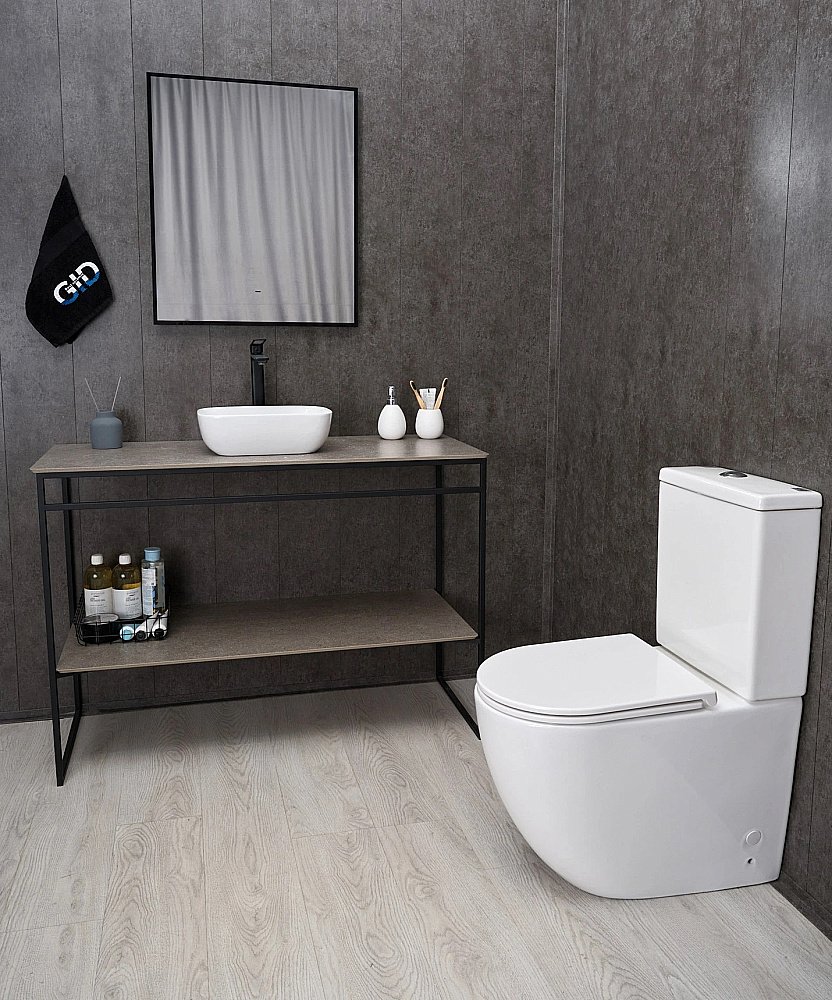 Раковина накладная Gid Geometrico 36 N1334 51237 белая купить в интернет-магазине Sanbest