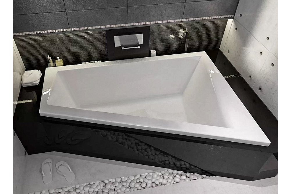 Ванна акриловая Vayer Tessa 160х100 белая купить в интернет-магазине Sanbest